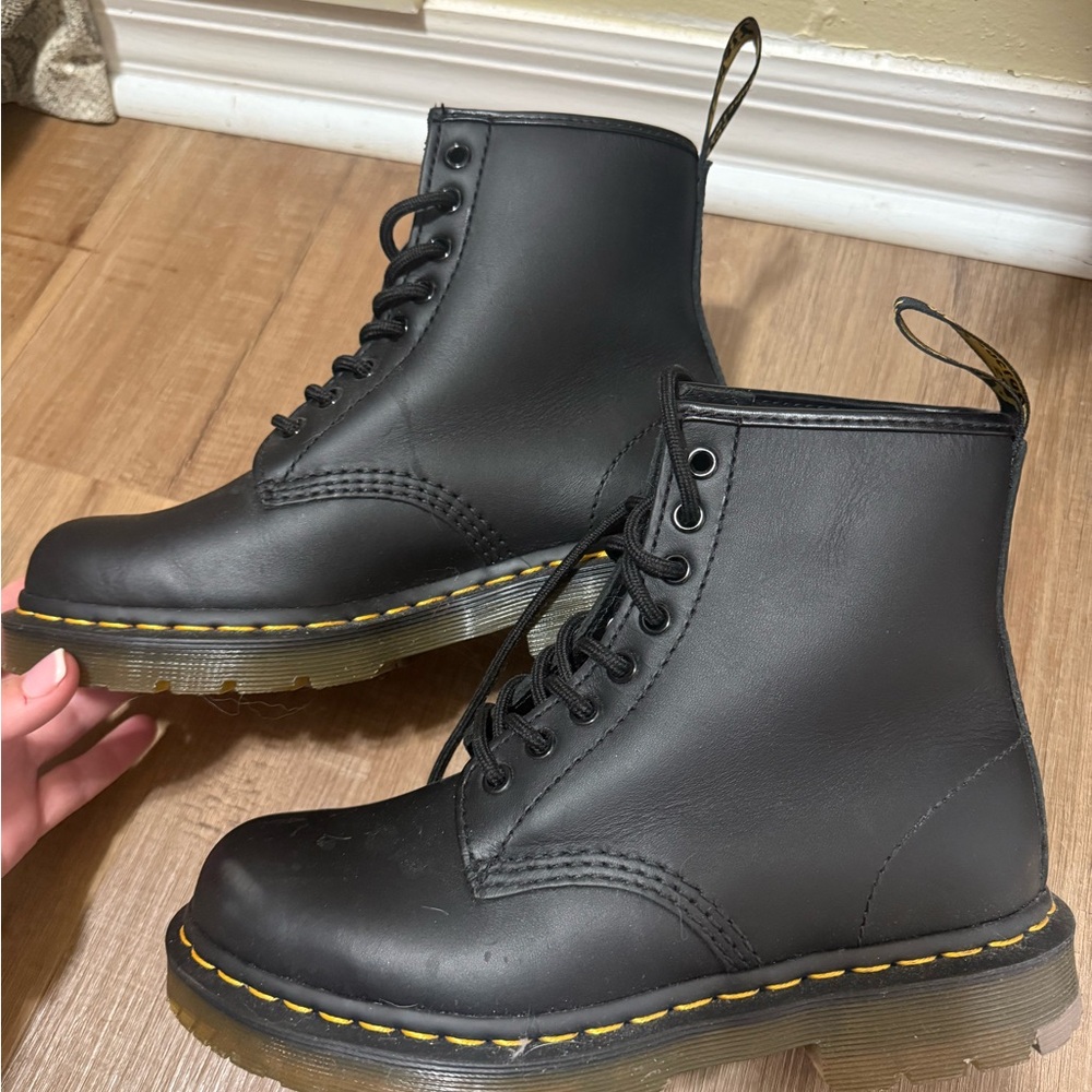 Dr. Martens Black Combat Boots